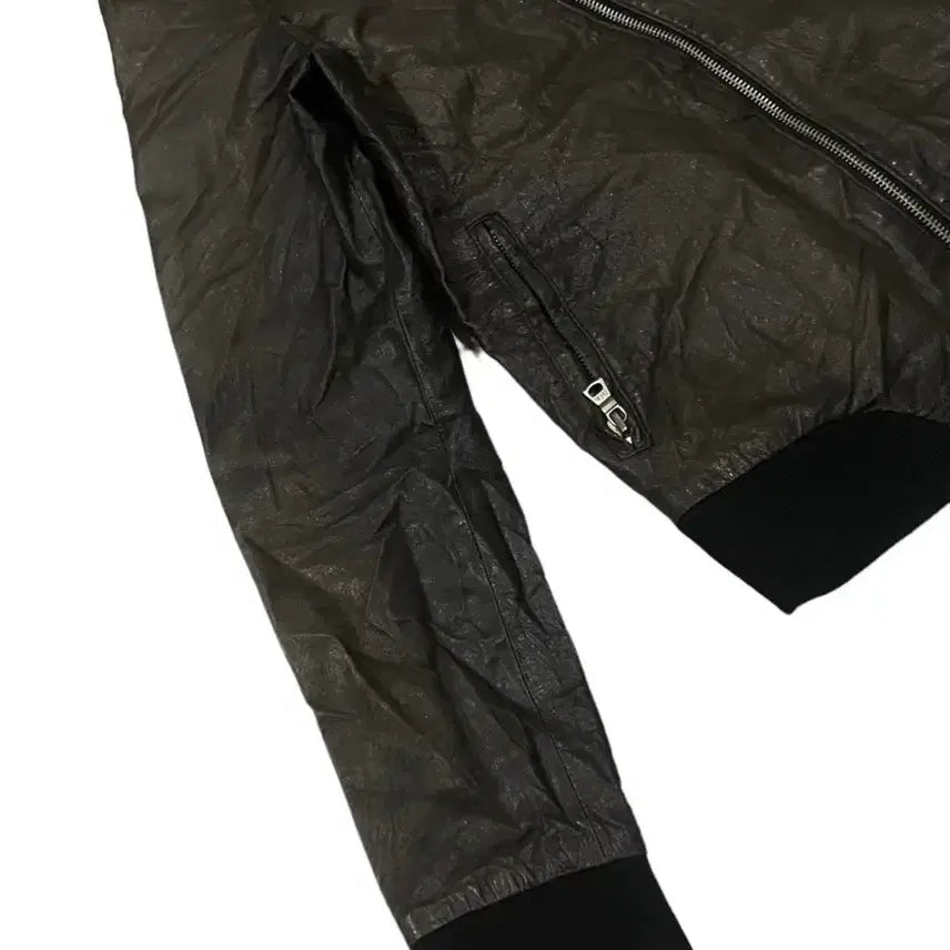 [BUNJANG] LHP Leather Hoodie Jacket / lhp 레더 후디 자켓