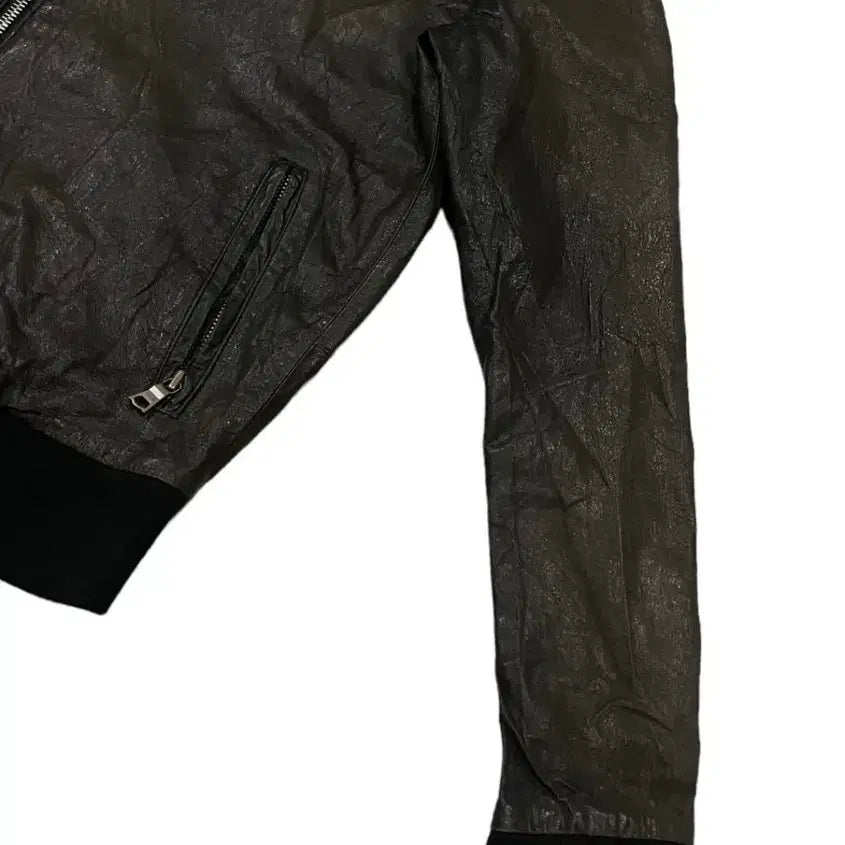 [BUNJANG] LHP Leather Hoodie Jacket / lhp 레더 후디 자켓