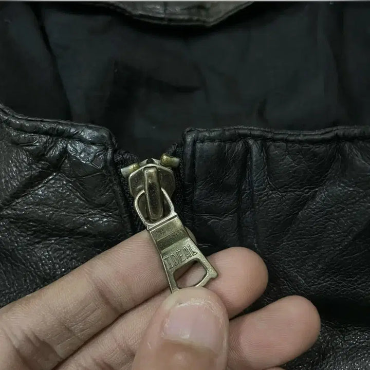 [BUNJANG] LHP Leather Hoodie Jacket / lhp 레더 후디 자켓