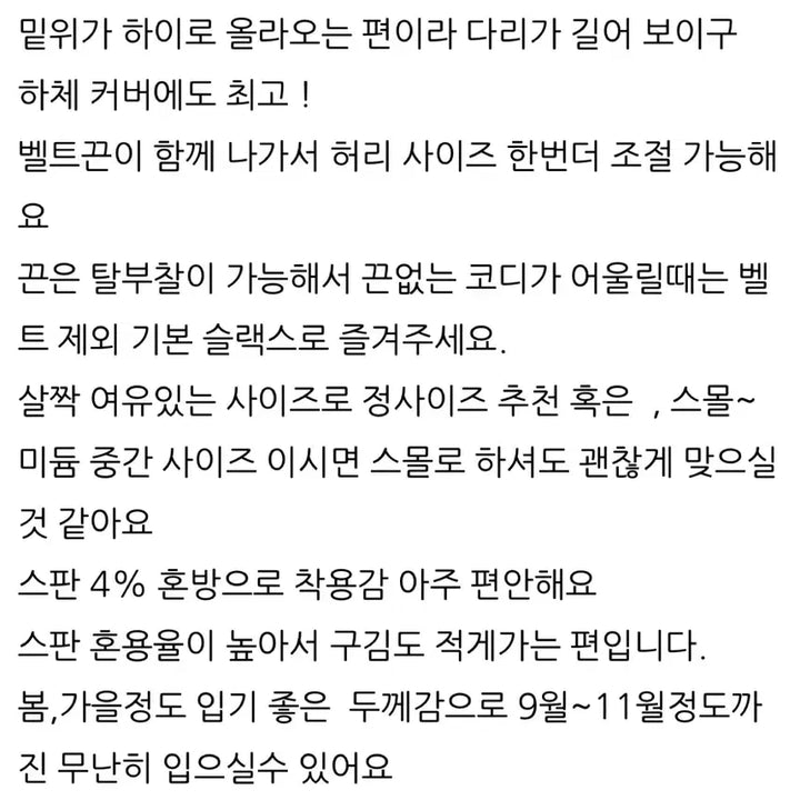 [BUNJANG] Dearz Belt Wide Slacks Black / 벨트 와이드 슬랙스 블랙