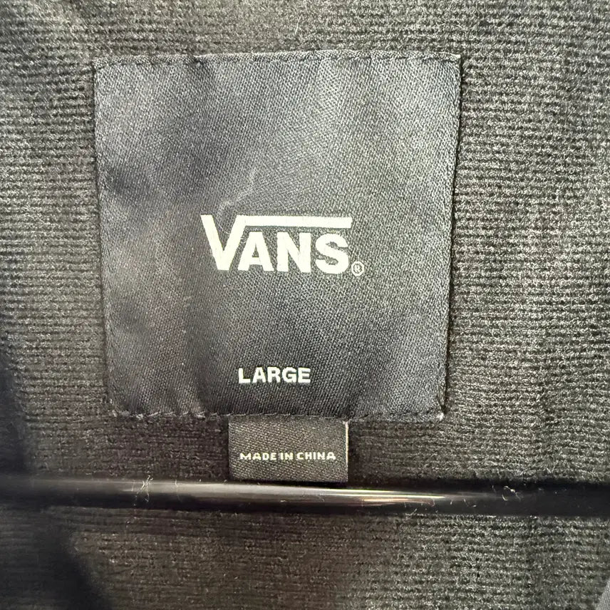 [BUNJANG] Vans Hooded Coach Jacket Black / L) 반스 후드 코치 자켓 블랙