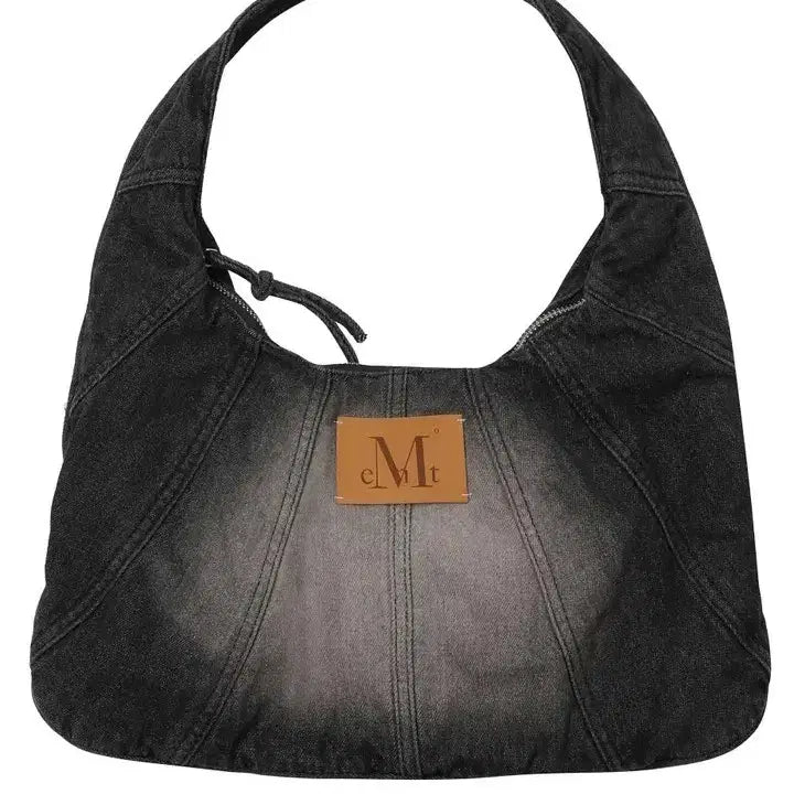 [BUNJANG] Musent Denim Shoulder Bag / 무센트 데님 숄더백