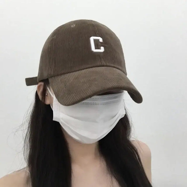 [BUNJANG] Benny Heroes C Logo Corduroy Ball Cap / 베니히로즈 C로고 코듀로이볼캡