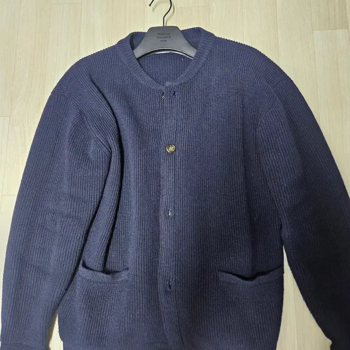 [SOLD OUT] 에스피오나지 밀러 헤비웨이트 네이비 가디건 XL
