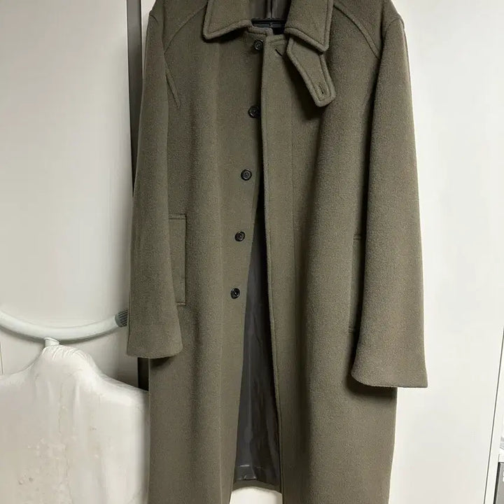[BUNJANG] Youth 23FW Mac Coat (Khaki Brown) - L / 유스 23fw 맥코트 (카키브라운) L사이즈 판매