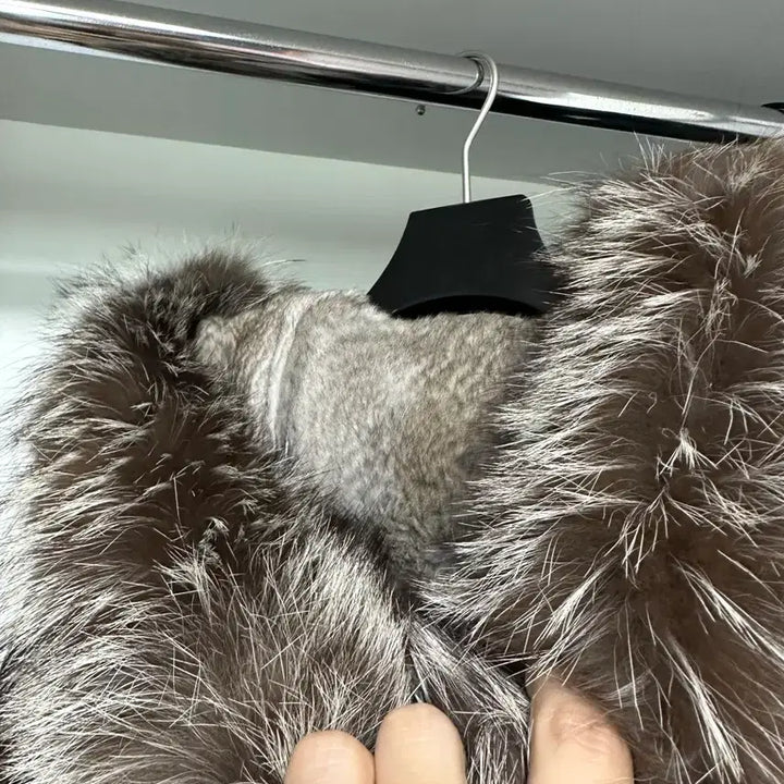 [BUNJANG] Mackage Dixon Silver Fur/Black Jacket / 맥케이지 딕슨 백화점판 40