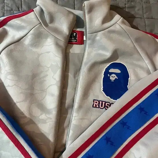 [BUNJANG] BAPE Russell 30th Anniversary Track Jacket / 러셀 BAPE 30주년 트랙 자켓 L