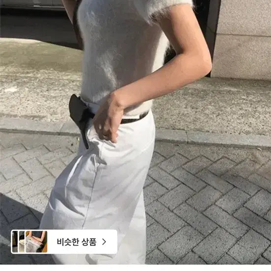 [BUNJANG] Lis Angora Short Sleeve Knit Ivory / 리스 앙고라 반팔니트 아이보리