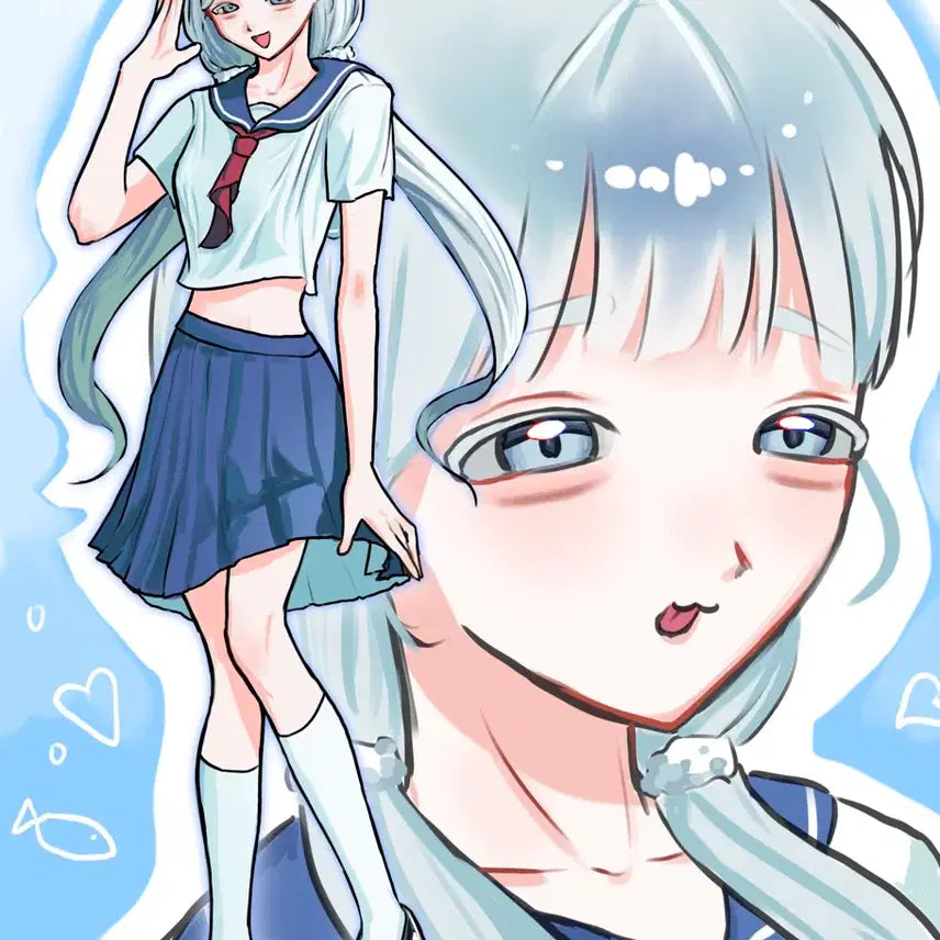 [BUNJANG] Full Body and Headshot Illustration Commission / 전신+두상 타입 그림커미션