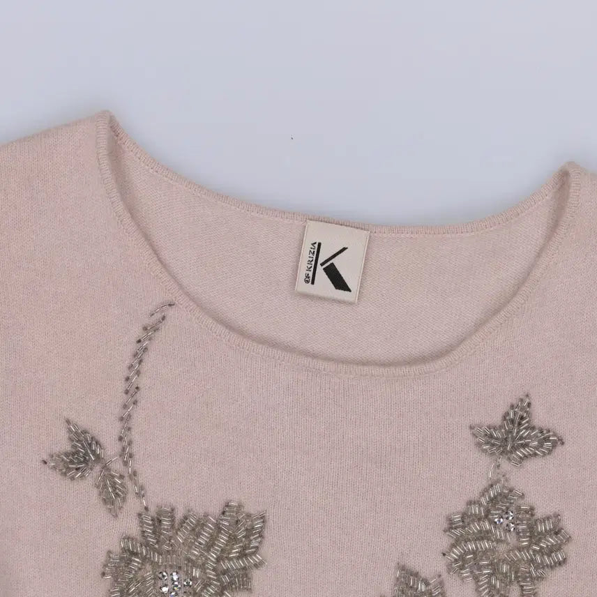 [SOLD OUT] 44정도 빈티지 여성 앙고라 반팔니트 0303H1