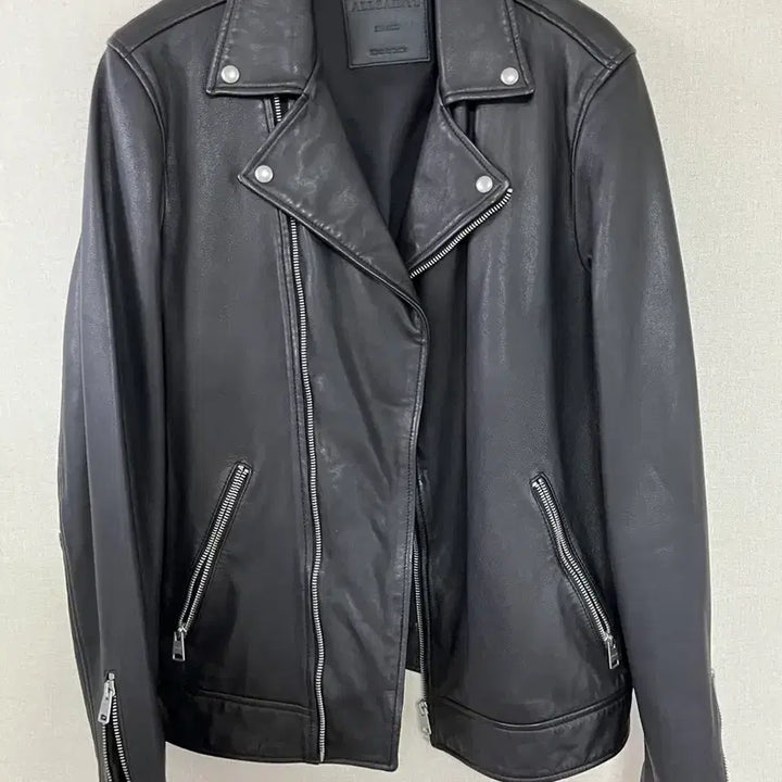 [BUNJANG] AllSaints Tyson Biker Black Leather Rider Jacket / 올세인츠 타이슨바이커 블랙 S 새제품급 가죽 라이더