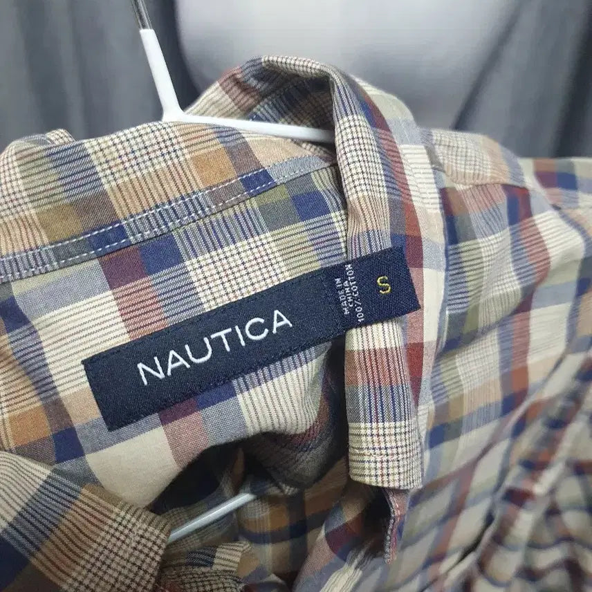 [BUNJANG] Nautica Checkered Overshirt / 노티카 체크 오버 셔츠