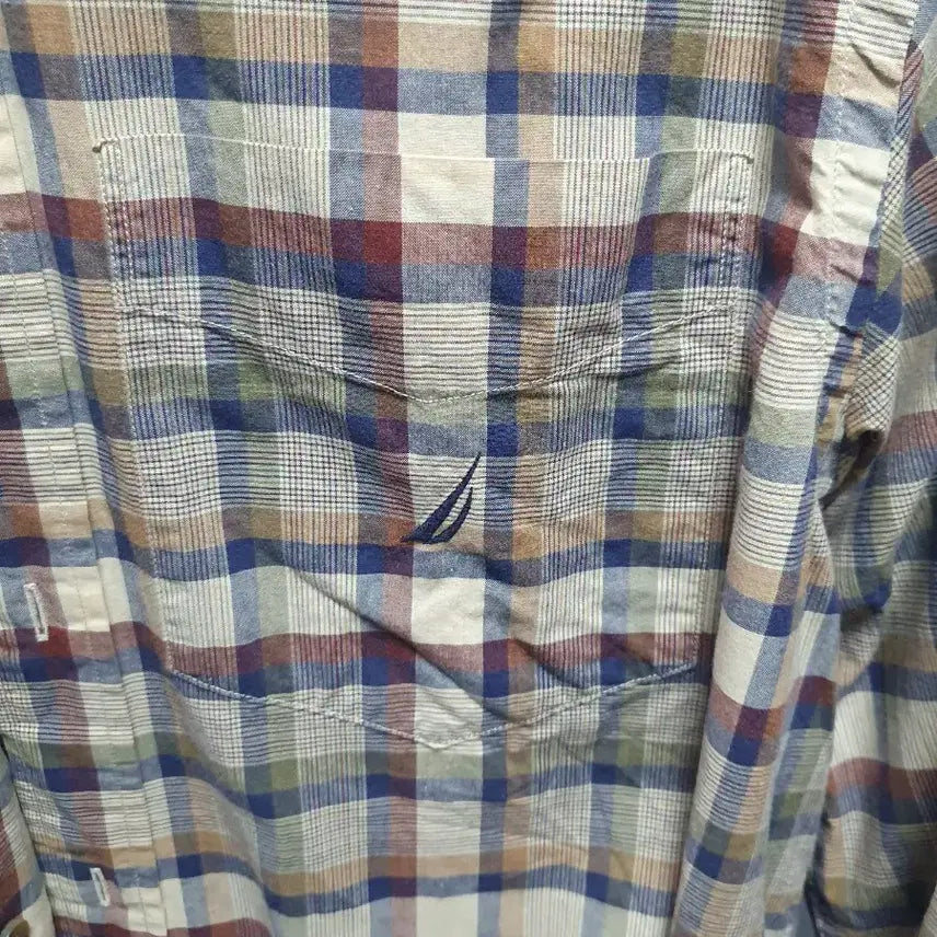 [BUNJANG] Nautica Checkered Overshirt / 노티카 체크 오버 셔츠