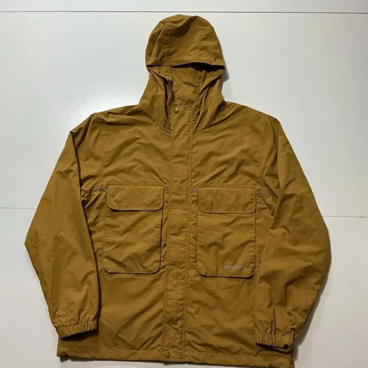 [BUNJANG] Stussy 3M Reflective Mustard Yellow Tech Windbreaker / 스투시 3M 리플렉티브 머스타드 옐로우 테크 윈드브레이커