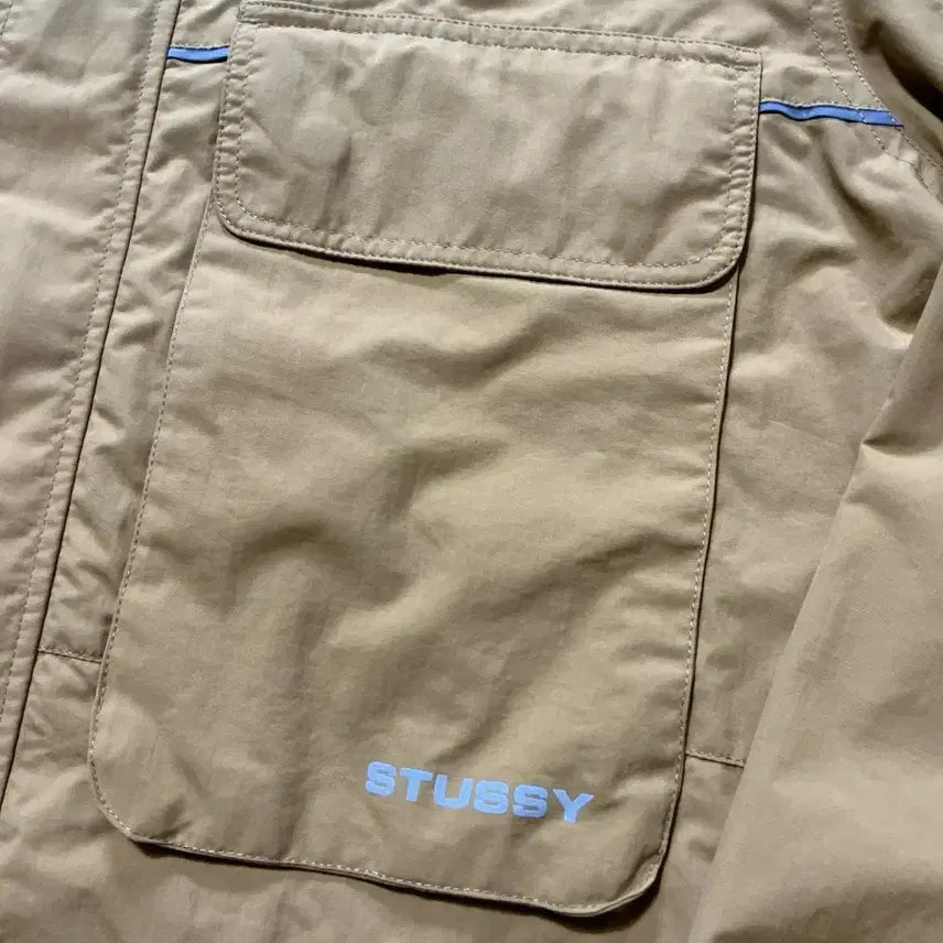 [BUNJANG] Stussy 3M Reflective Mustard Yellow Tech Windbreaker / 스투시 3M 리플렉티브 머스타드 옐로우 테크 윈드브레이커