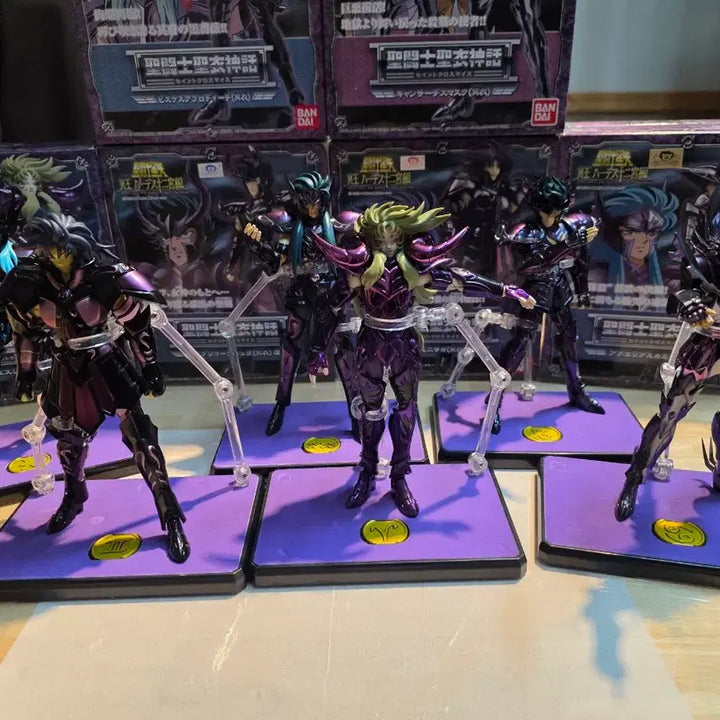 [BUNJANG] Saint Seiya Gold Saint 6-Piece Figure Set / 세인트세이야 골드세인트 명의  6종 세트 팝니다