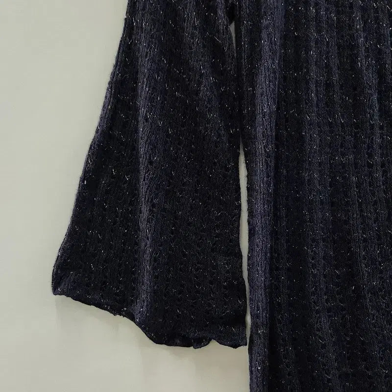[BUNJANG] Vintage Y2K Glitter Tunic Dress / [JAPAN MADE] 빈티지 모리걸 Y2K 니트 글리터 튜닉 원피스 F