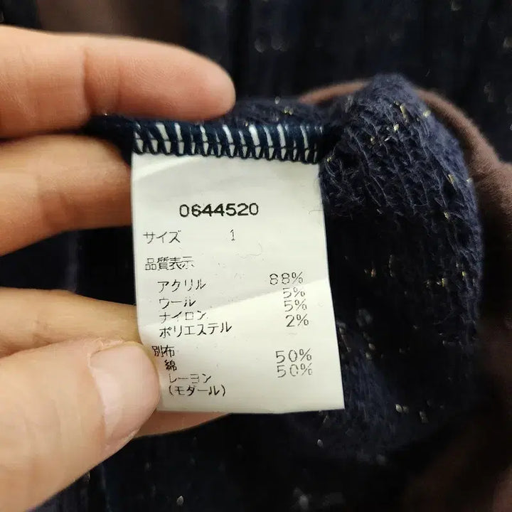 [BUNJANG] Vintage Y2K Glitter Tunic Dress / [JAPAN MADE] 빈티지 모리걸 Y2K 니트 글리터 튜닉 원피스 F