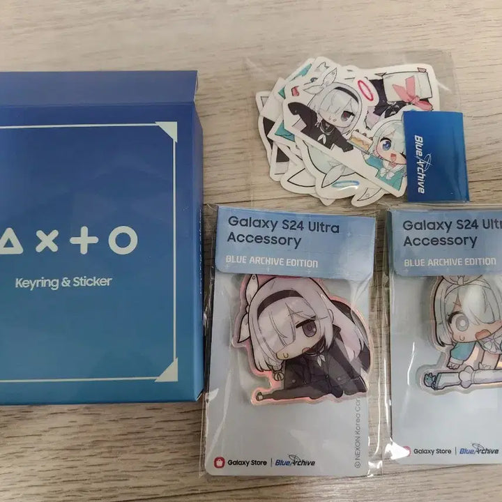 [BUNJANG] Blue Archive Arona Edition Acrylic Keyring / 블루아카이브 갤럭시s24 아로나 에디션 아로나,프라나 아크릴키링