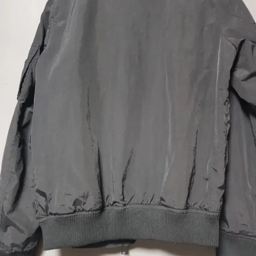 [BUNJANG] EVISU Black Bomber Jacket / EVISU 블랙 봄버 자켓