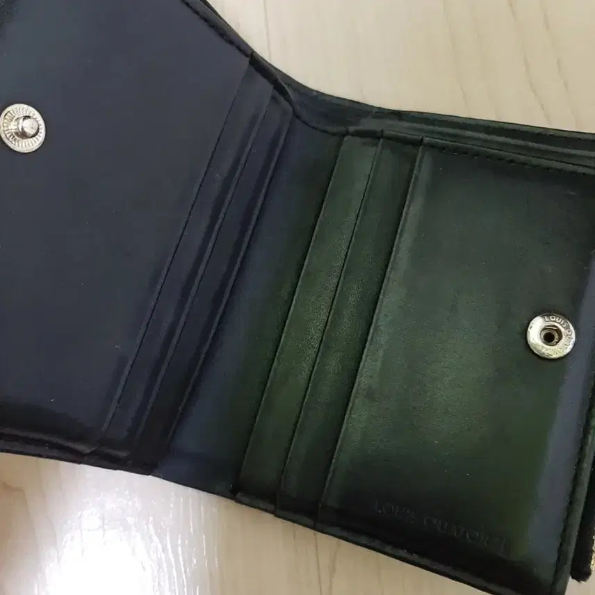 [BUNJANG] Louis Quatorze Black Saffiano Leather Wallet / 루이까또즈 블랙 사피아노 반지갑