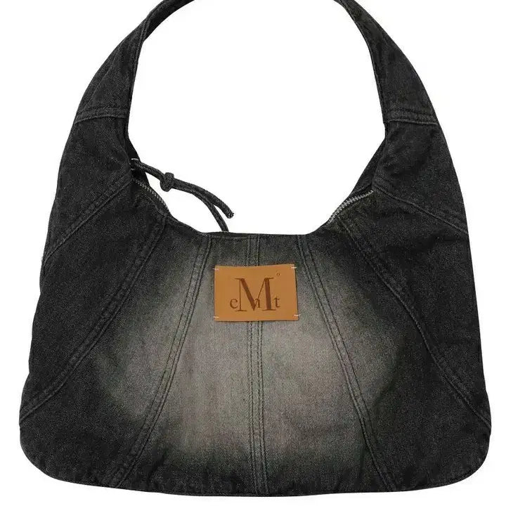 [BUNJANG] Musent Denim Shoulder Bag / 무센트 데님 숄더백