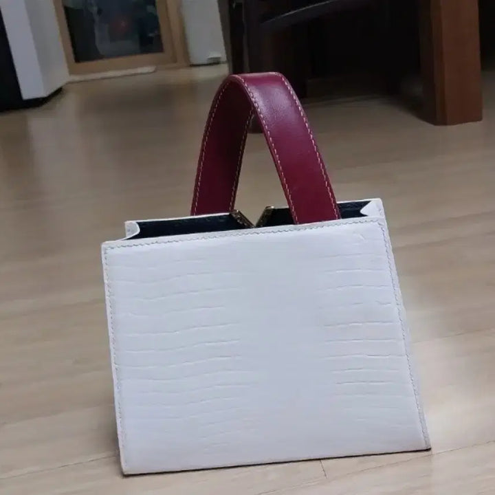 [BUNJANG] Handmade Natural Leather Tote Bag / 수제 천연가죽 토트백 가방
