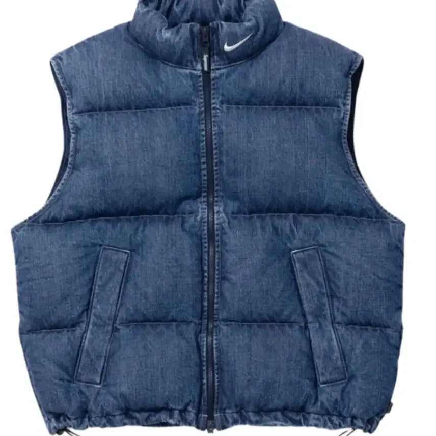 [BUNJANG] Supreme Nike Denim Puffer Vest / 24ss 슈프림 나이키 데님 푸퍼 베스트 s사이즈
