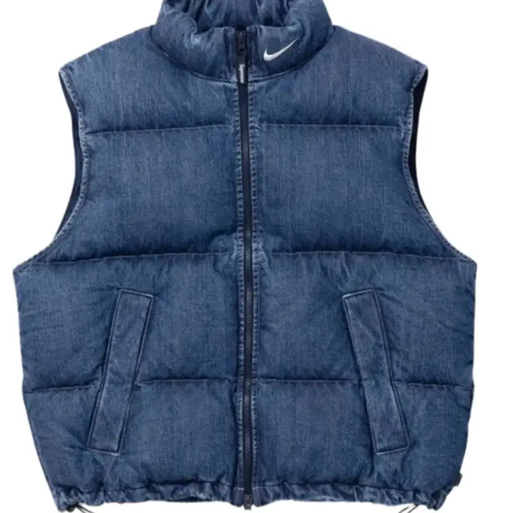 [BUNJANG] Supreme Nike Denim Puffer Vest / 24ss 슈프림 나이키 데님 푸퍼 베스트 s사이즈