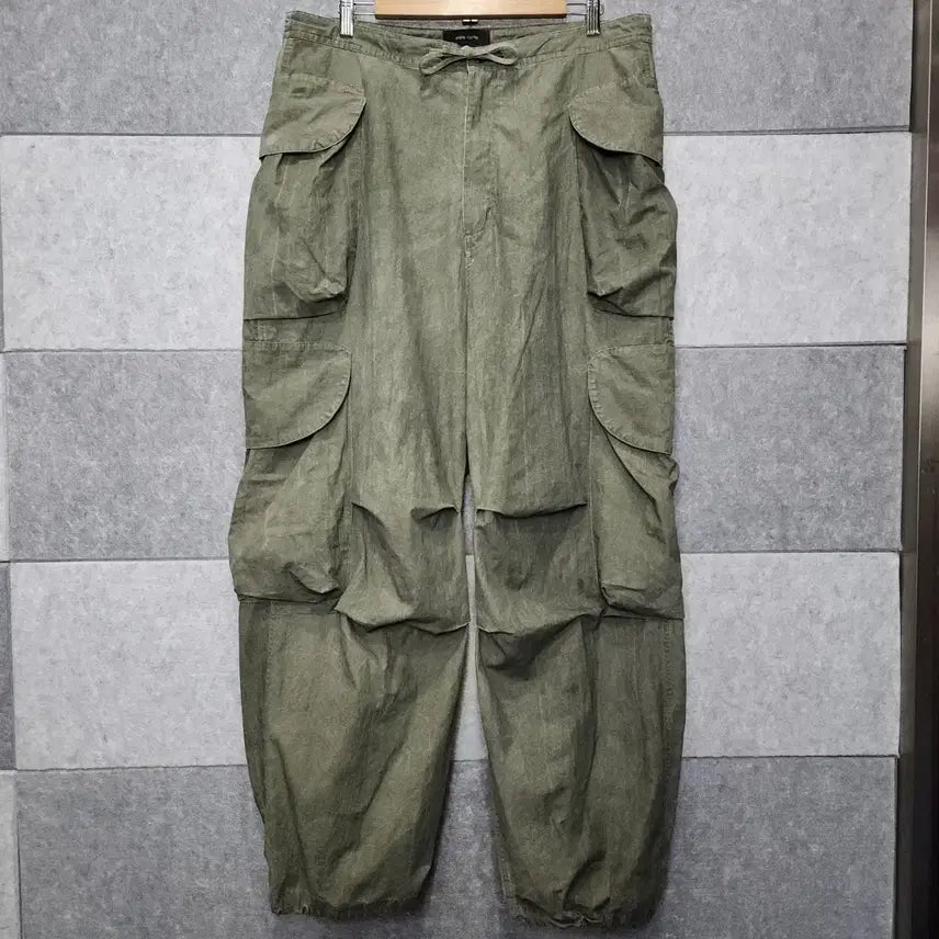 [BUNJANG] Entire Studios GOCAR Wide Cargo Pants (XL) / 엔타이어 스튜디오 남성 GOCAR 와이드 카고 팬츠 (사이즈 XL)