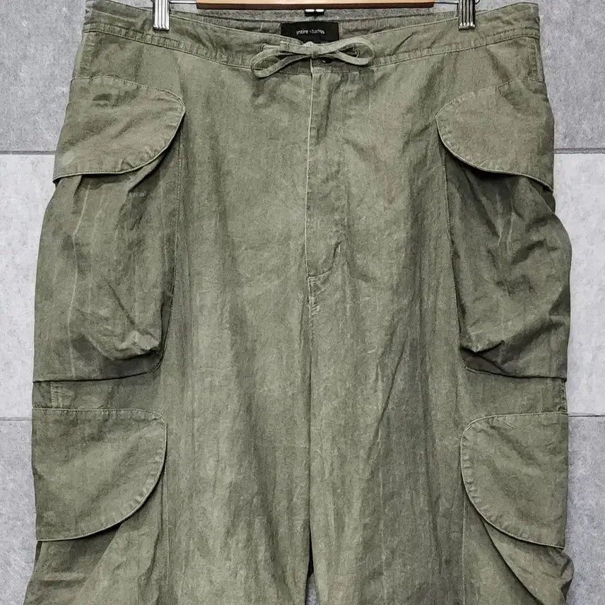 [BUNJANG] Entire Studios GOCAR Wide Cargo Pants (XL) / 엔타이어 스튜디오 남성 GOCAR 와이드 카고 팬츠 (사이즈 XL)