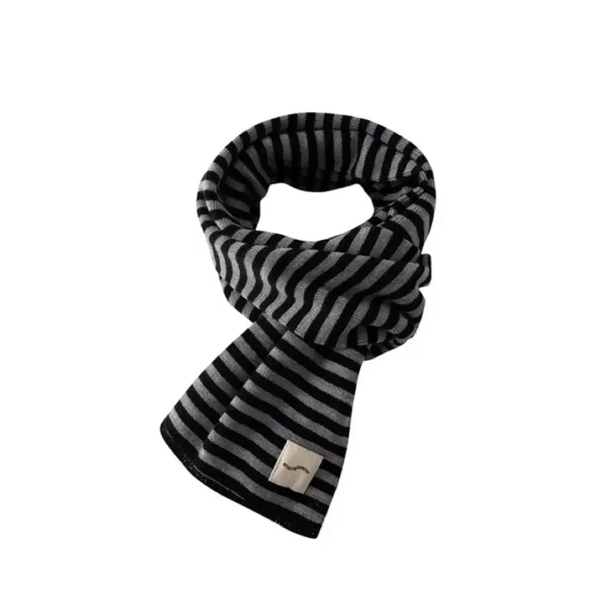 [BUNJANG] Thinking Differ Stripe Jacquard Muffler / 싱킹디퍼 스트라이프 자가드 머플러