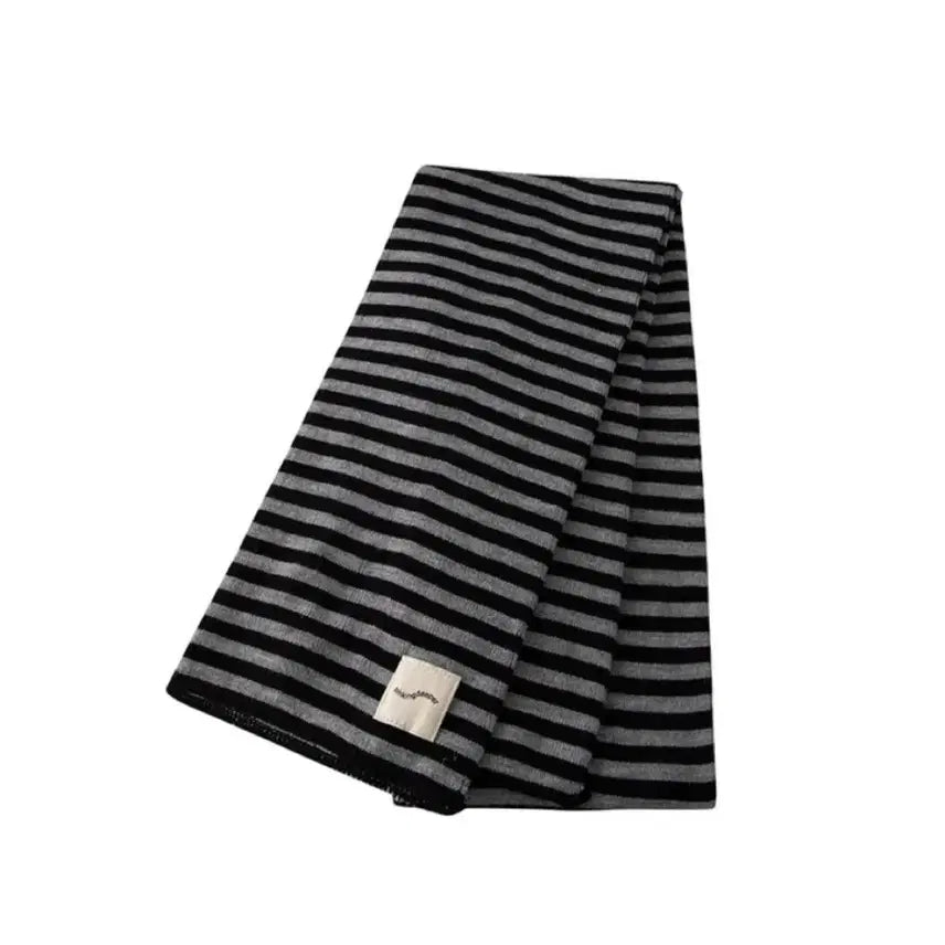 [BUNJANG] Thinking Differ Stripe Jacquard Muffler / 싱킹디퍼 스트라이프 자가드 머플러