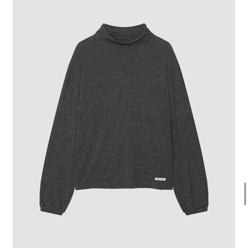 [BUNJANG] Overdue Flare Tencel Turtleneck Shirt / 오버듀플레어 /루즈핏 텐셀 터틀넥 티셔츠