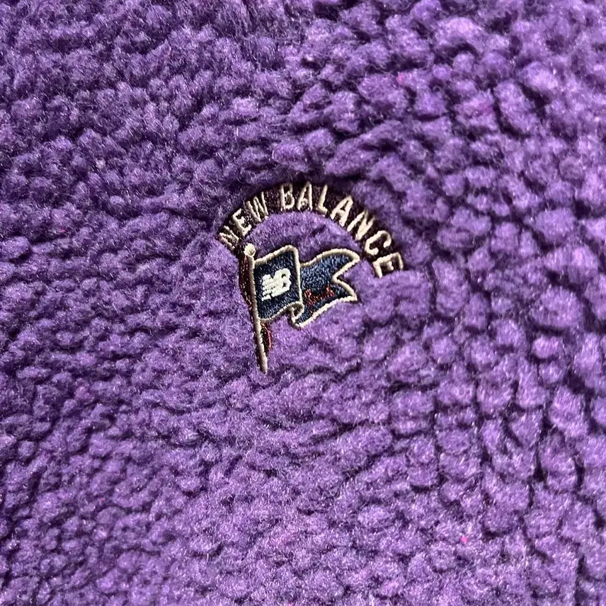 [BUNJANG] New Balance Fleece Vest Purple L / (새상품) 뉴발란스 플리스 베스트 퍼플 L