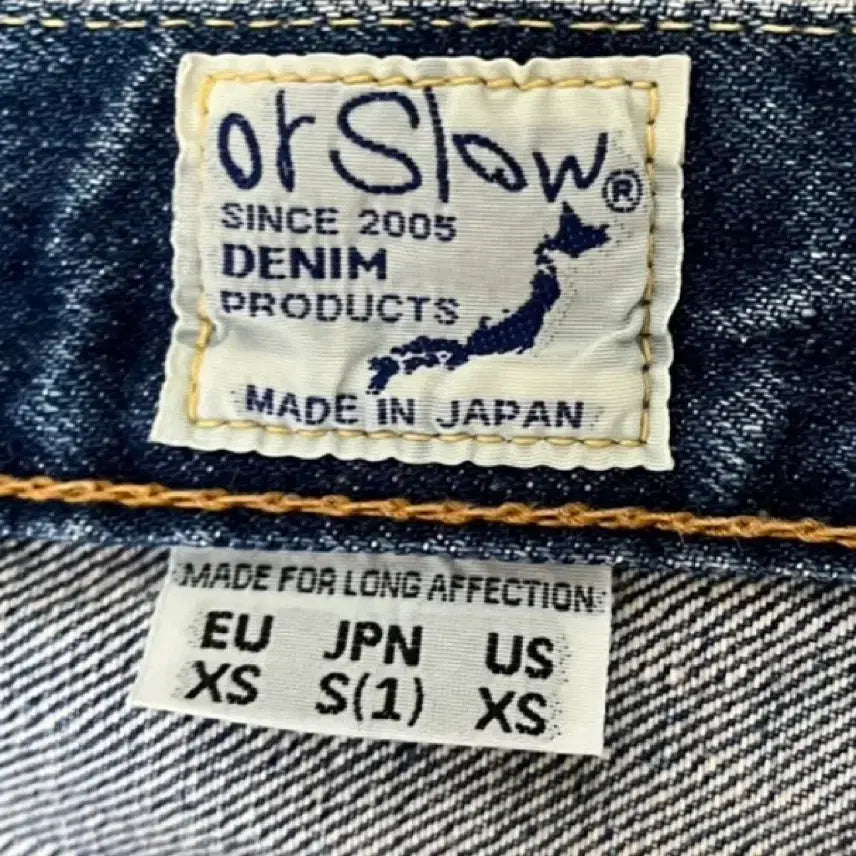 [BUNJANG] Orslow 2 Year Wash Jeans / 오어슬로우 2year 1사이즈 새제품급