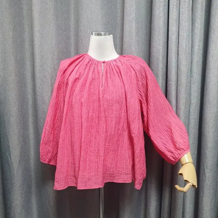 [SOLD OUT] COS핑크 퍼프블라우스