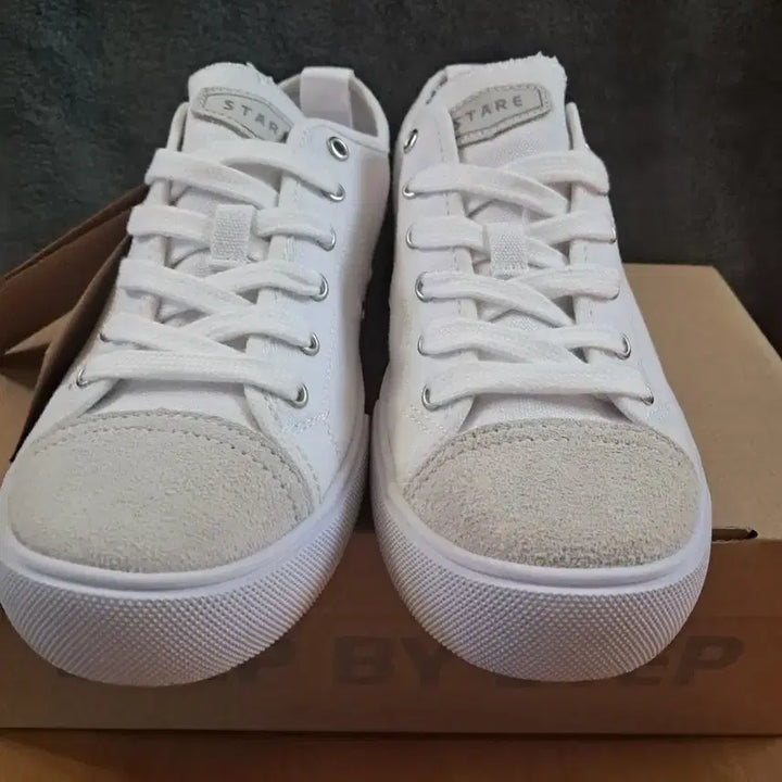 [BUNJANG] STARE White Sneakers 260mm / STARE 흰색 스니커즈 새상품 260mm