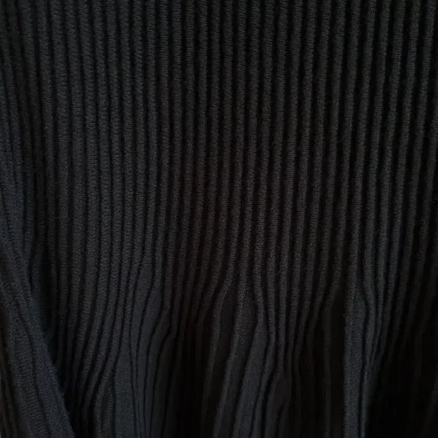 [BUNJANG] Theory Ribbed Flare Knit Skirt - Black / 띠어리 골지 플레어 니트 스커트 블랙