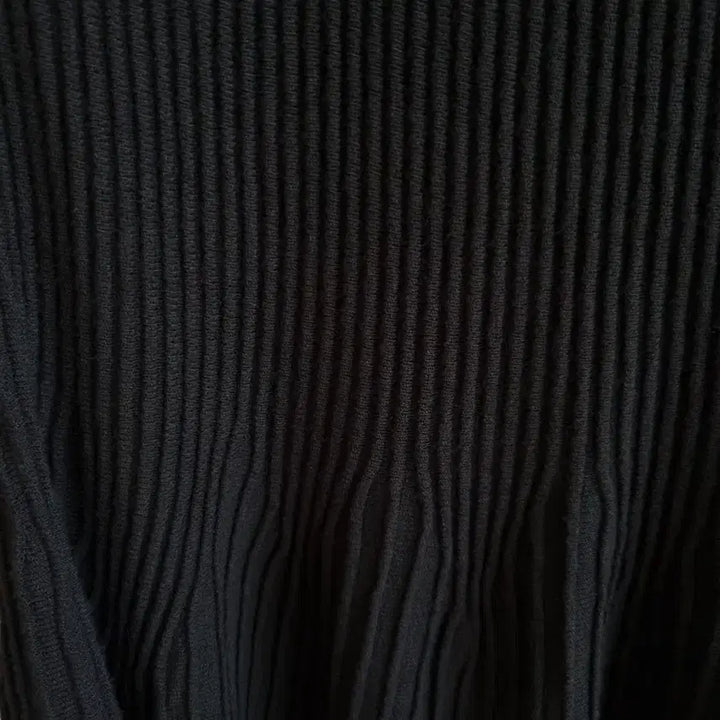 [BUNJANG] Theory Ribbed Flare Knit Skirt - Black / 띠어리 골지 플레어 니트 스커트 블랙