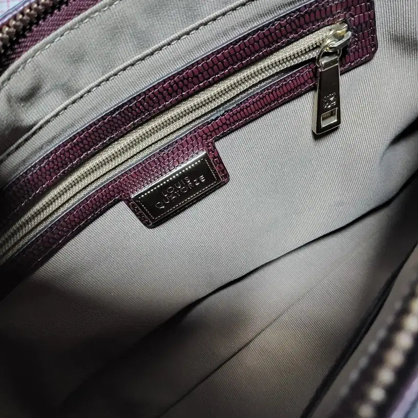 [BUNJANG] Louis Quatorze Embossed Leather Tote Bag / 루이까또즈 가방