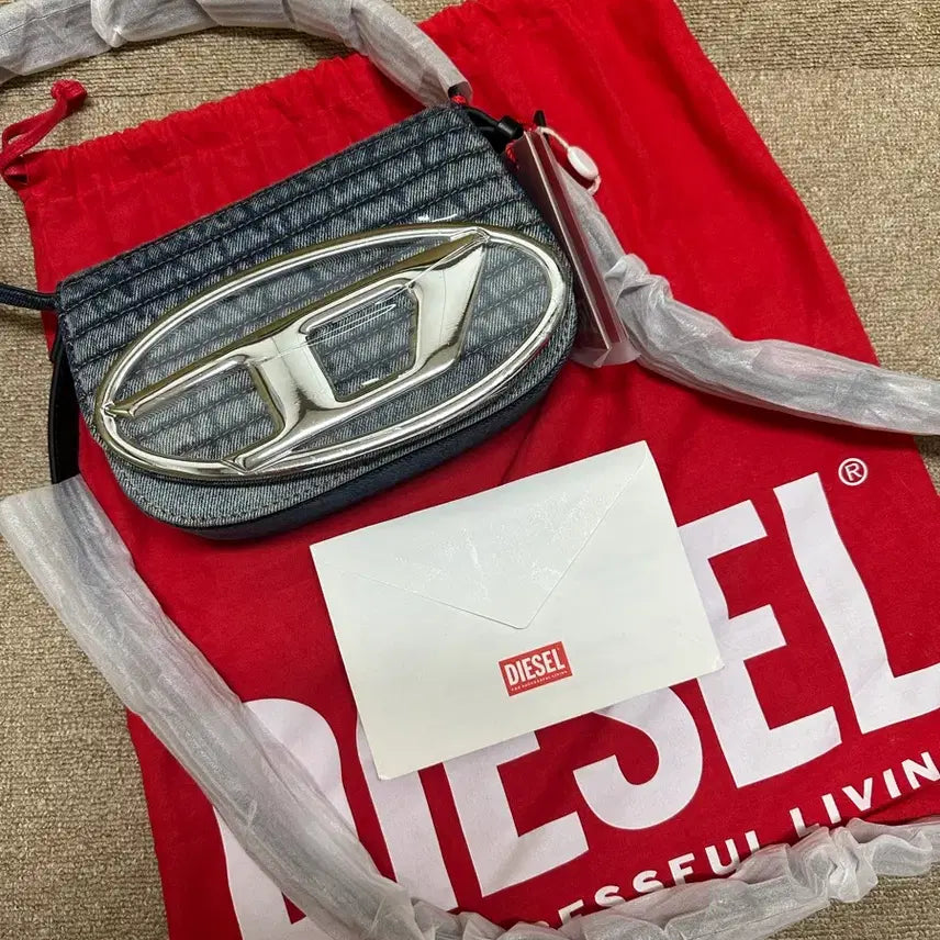 [BUNJANG] Diesel Denim Crossbody Bag / 디젤 데님백