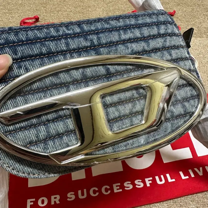 [BUNJANG] Diesel Denim Crossbody Bag / 디젤 데님백