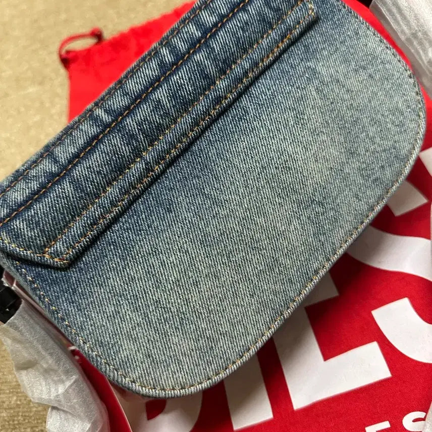 [BUNJANG] Diesel Denim Crossbody Bag / 디젤 데님백