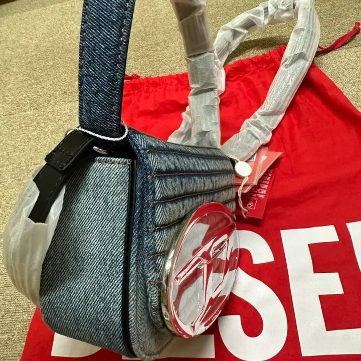 [BUNJANG] Diesel Denim Crossbody Bag / 디젤 데님백