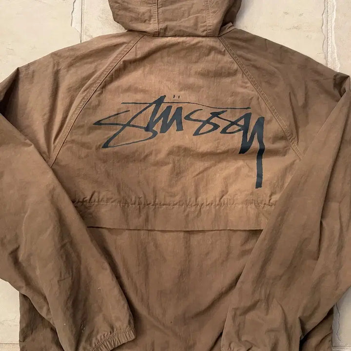 [BUNJANG] Stussy Vintage Beach Shell Wave Dye Jacket / 스투시 빈티지 비치 쉘 웨이브 다이 자켓
