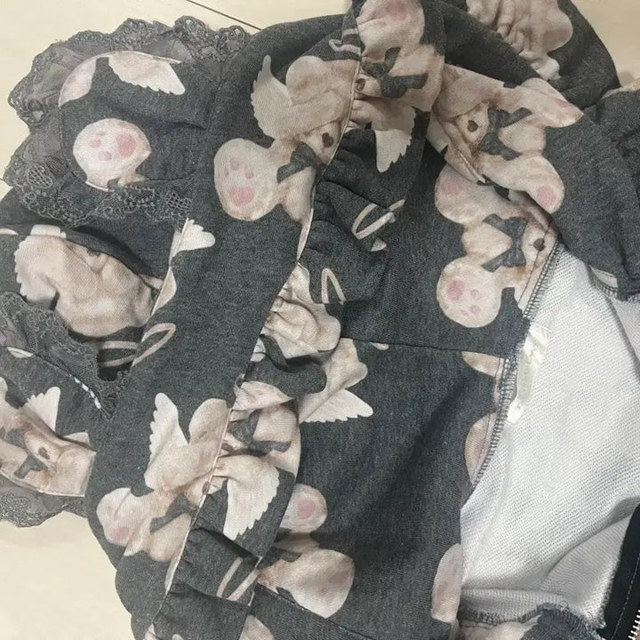 [BUNJANG] Dear My Love Rabbit Ear Hooded Sweatshirt / 디어마이러브 곰돌이귀 후드 지뢰계 양지뢰 히메갸루