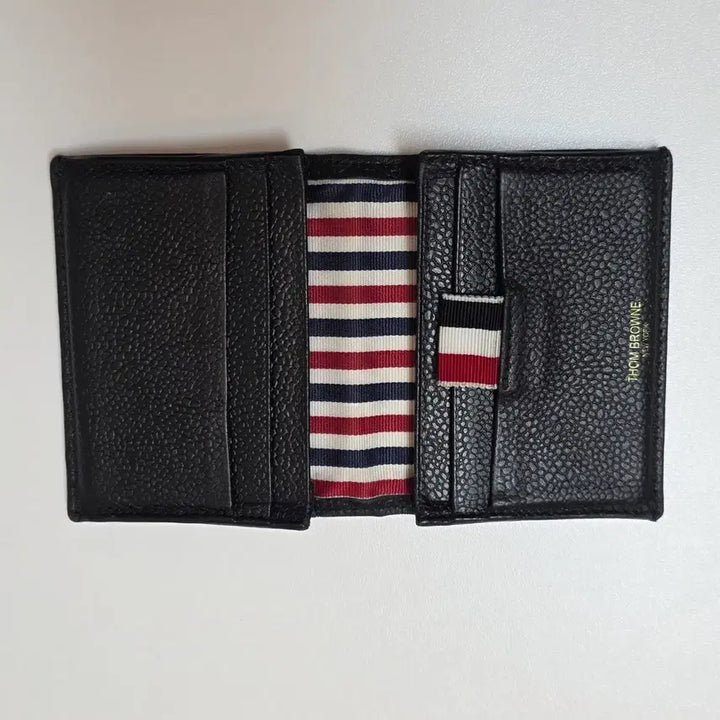 [BUNJANG] Thom Browne Black Card Wallet / 톰브라운 블랙 카드지갑
