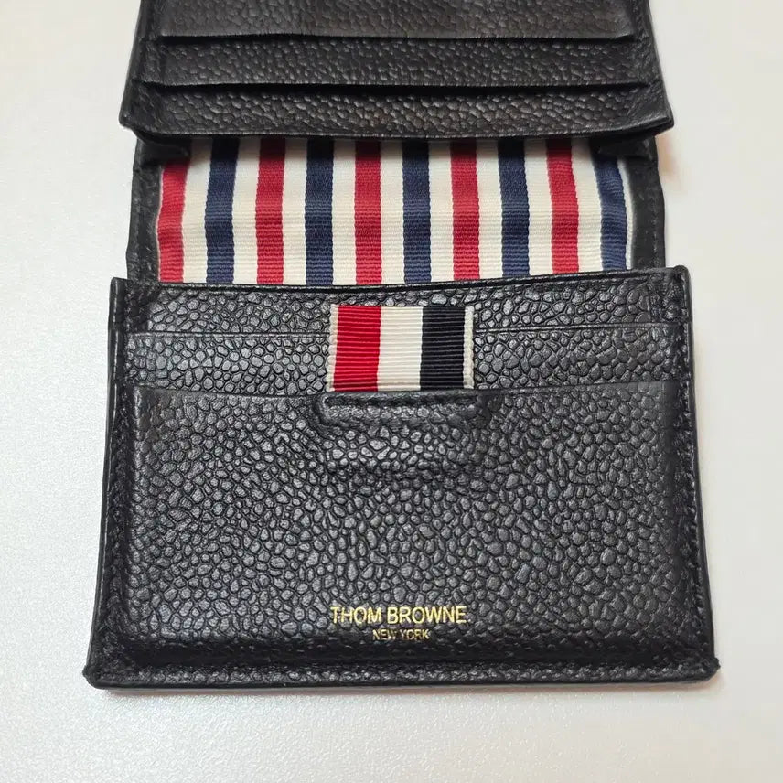 [BUNJANG] Thom Browne Black Card Wallet / 톰브라운 블랙 카드지갑
