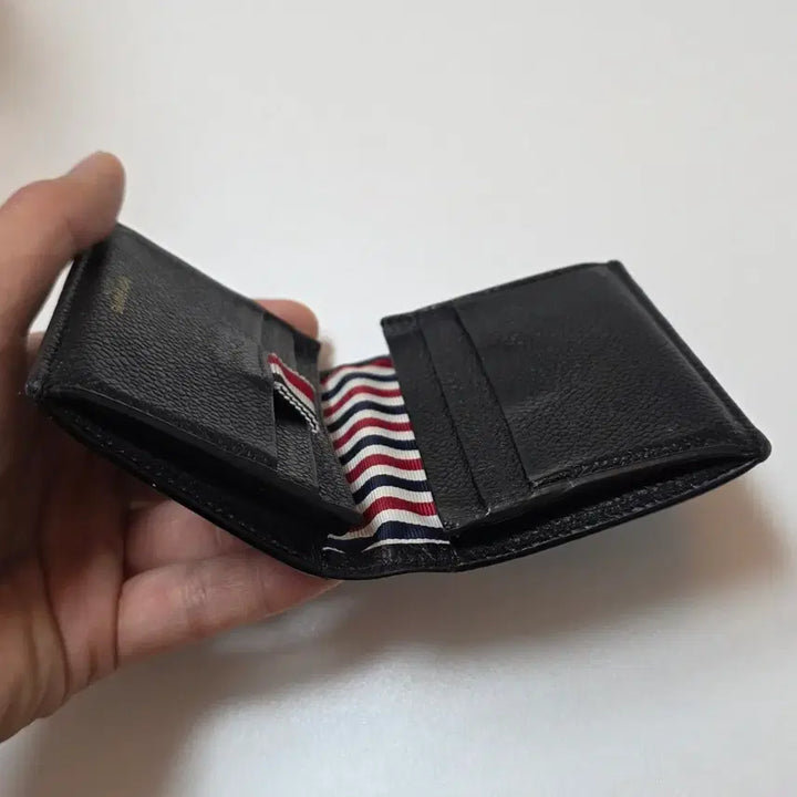 [BUNJANG] Thom Browne Black Card Wallet / 톰브라운 블랙 카드지갑